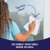 imageSparkle PickASize Paper Towels 24 Double Rolls  48 Regular Rolls Everyday Value Paper Towel with Full and Half Sheets110 sheet Pack of 2