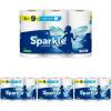imageSparkle PickASize Paper Towels 3 Triple Rolls  9 Regular Rolls Everyday Value Paper Towel With Full And Half Sheets3 Count Pack of 4