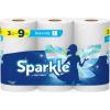 imageSparkle PickASize Paper Towels 3 Triple Rolls  9 Regular Rolls Everyday Value Paper Towel With Full And Half SheetsWhite