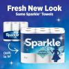 imageSparkle PickASize Paper Towels Spirited Prints 2 Double Rolls Strong 2 Ply Towels for Kitchen Cleanup and Everyday Messes24 Double Rolls Pack of 1